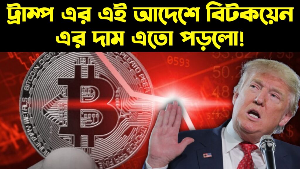 বিটকয়েনের দামে ধস! ট্রাম্পের ‘স্ট্র্যাটেজিক রিজার্ভ’ প্ল্যানে হতাশ মার্কেট | Bitcoin prices fall after Donald Trump’s executive order for strategic bitcoin reserve disappoints market