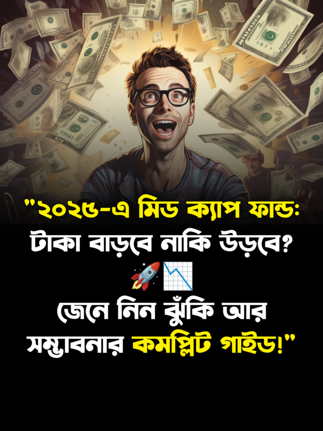 “মিড ক্যাপ ফান্ডে ঝুঁকি আছে, কিন্তু সম্ভাবনাও কম নয়! দেখুন ৭টি স্লাইডে সম্পূর্ণ গাইড।”
